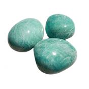 Amazonite du Brésil Gros galet pierre roulée (25 à 50 grammes)