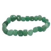 Bracelet Aventurine Verte en Pierres Roulées