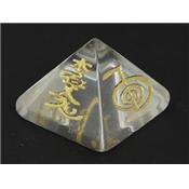 Pyramide Feng Shui Reiki en Cristal (4 cm)