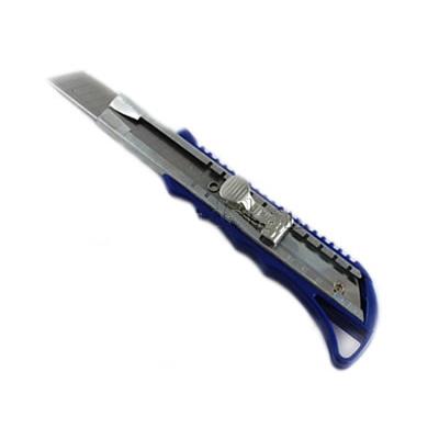 Cutter ou Couteau à lame rétractable en Fer et Plastique (Couleur bleue)