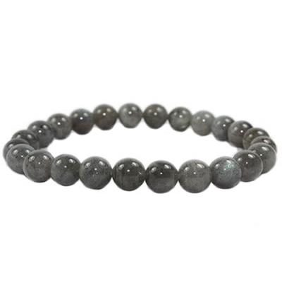 Bracelet Labradorite en Pierre Boule de 8 mm