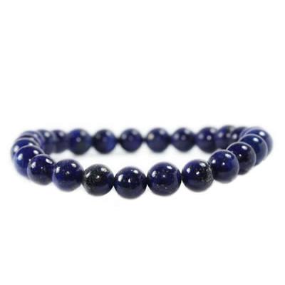 Bracelet Lapis-lazuli en Pierre Boule de 8 mm