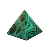Pyramide en pierre de Malachite (4 cm)