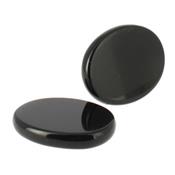 Obsidienne Oeil Cleste galet pierre plate (4,5x3,5x0,7 cm)