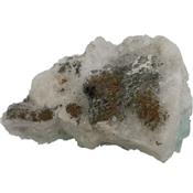 Pyrite sur Fluorite du Maroc Pierre de Collection de 262 grammes (MBPY05091601)