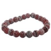 Bracelet Rhodochrosite en Pierre Boule de 8 mm