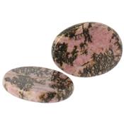 Rhodonite galet pierre plate (4,5x3,5x0,7 cm)