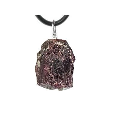 Tourmaline Rubellite ou Rose Pendentif pierre brute