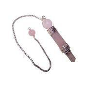 Pendule Maître Yi baguette en Quartz Rose