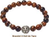 Bijoux Lot de 3 Bracelets Perles BAHRA (Pochette Jute)