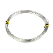 Bobine de Fil d'Aluminium Argenté - Diamètre 0,8 mm (10 mètres)