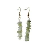 Boucles d'Oreilles en Jade de Chine style Baroque