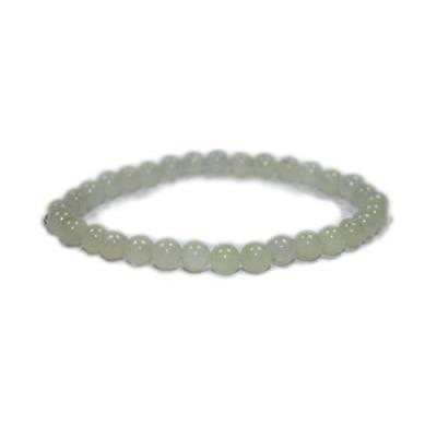 Bracelet Jade de Chine en Pierre Boule de 6 mm