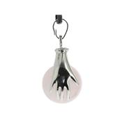 Pendentif Boule en Quartz Rose Entre les mains (2,7x1,8 cm) Romantic