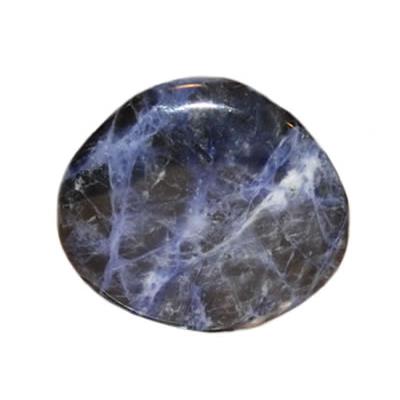 Sodalite galet pierre plate (3 à 4 cm)