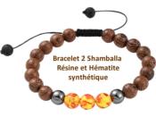 Bijoux Lot de 2 Bracelets Perles ISHA 