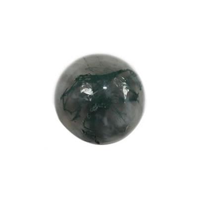 Cabochon rond 18 mm en Agate Mousse pierre gemme