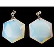 Pendentif Sceau de Salomon en Opalite