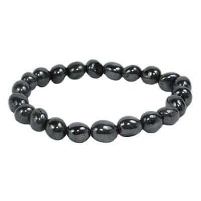 Bracelet Hématite en Pierres Roulées