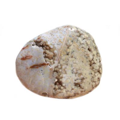 Jaspe Océan galet pierre plate (3 à 4 cm)