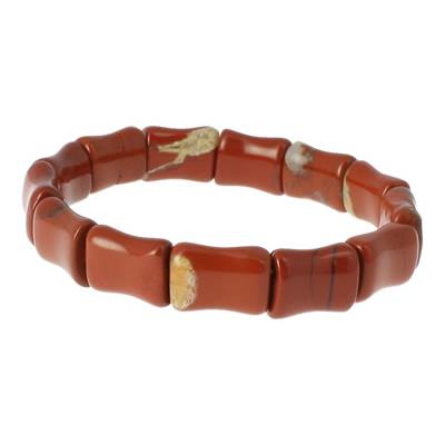 Jaspe Rouge bracelet Bamboo