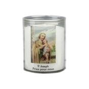 Bougie Veilleuse Votive de Saint Joseph