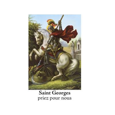 Bougie de Neuvaine avec prière Saint Georges Courage