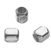 Séparateur Carré Lisse 3x3,4 mm en Argent 925 (Lot de 5 séparateurs)