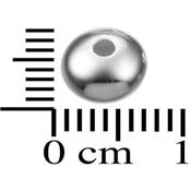Perle Soucoupe Lisse 6x4 mm en Argent 925 (Lot de 2)