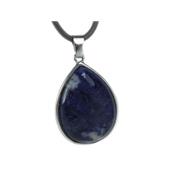 Pendentif en Sodalite Goutte cerclée