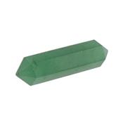 Pointe d'Acupuncture et de Massage en Aventurine Verte bi termine (32x8 mm)