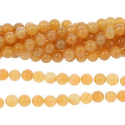 Aventurine Rouge brun Perle Percée 10 mm (Lot de 5 perles)