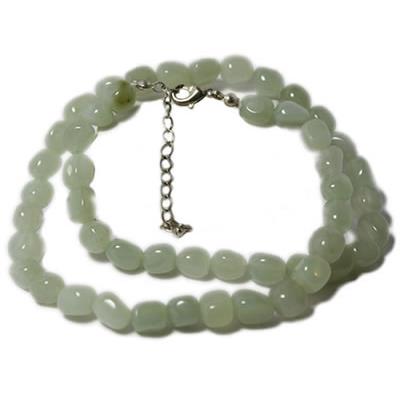 Collier Jade de Chine pierres roulées