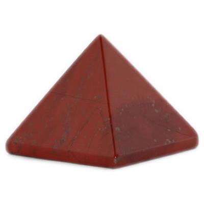Pyramide en pierre de Jaspe Rouge (4 cm)