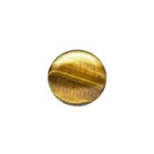 Cabochon rond 8 mm en Oeil de Tigre pierre gemme