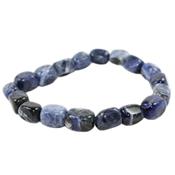 Bracelet Sodalite en Pierres Roulées 