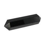 Pointe d'Acupuncture et de Massage en Tourmaline Noire bi terminée (32x8 mm)