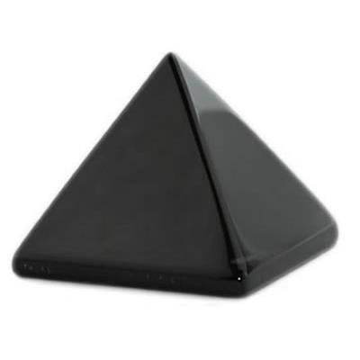 Pyramide en pierre d'Agate Noire (4 cm)