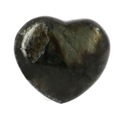Labradorite Gros galet pierre Coeur (150 à 200 grammes)