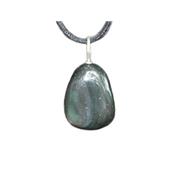 Obsidienne Oeil Céleste Pendentif pierre roulée (1,5 à 2 cm)