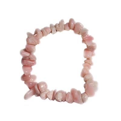 Bracelet en Pierre Baroque - Opale Rose