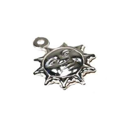 Soleil 15x12 mm en Argent 925