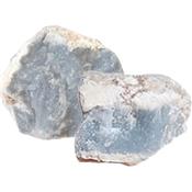 Angélite pierre brute (Sachet de 350 grammes - 2 Pierres naturelles)