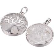 Pendentif Arbre de Vie Cristal de Roche