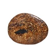 Bronzite galet pierre plate (3 à 4 cm)