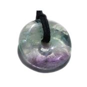 Fluorine Multicolore Pendentif Pi Chinois de 3 cm