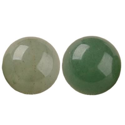 Aventurine Verte Perle ronde lisse NON percée de 16 mm