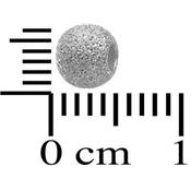 Perle Ronde style diamant 5 mm en Argent 925 (Lot de 2 perles)