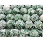 Jade de Qinghai Perle Ronde Lisse Percée 10 mm (Lot de 5 perles)