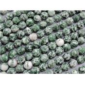Jade de Qinghai Perle Ronde Lisse Percée 4 mm (Lot de 20 perles)